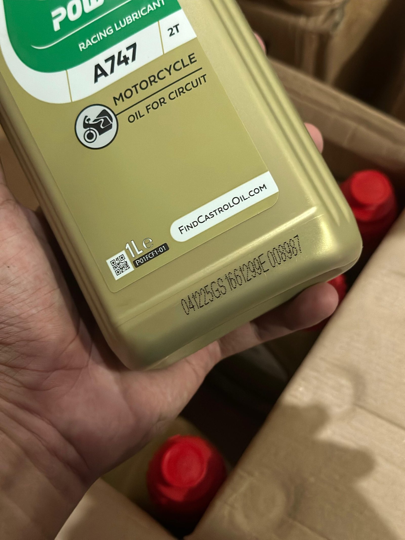 CASTROL a747 2T ORIGINAL - oli samping mesin / motor 2T 1L - KEMASAN BARU - 100% ORIGINAL - Gambar 3