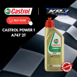 CASTROL a747 2T ORIGINAL - oli samping mesin / motor 2T 1L - KEMASAN BARU - 100% ORIGINAL