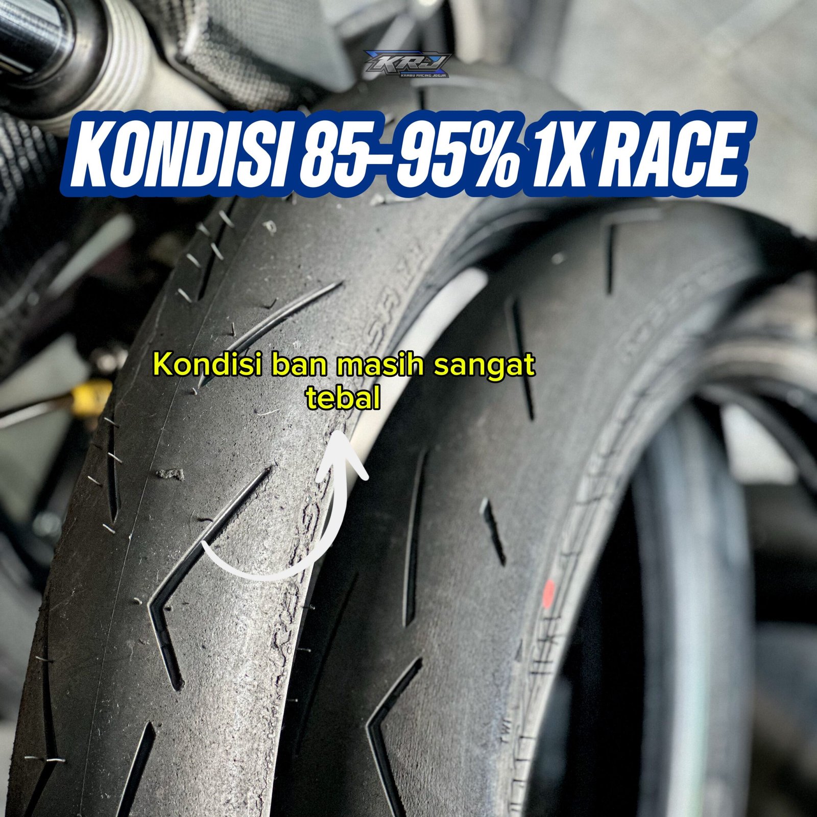 READY STOCK LANGSUNG KIRIM - BAN EX RACE DIABLO ROSSO 100/80 RING 17 - Gambar 5