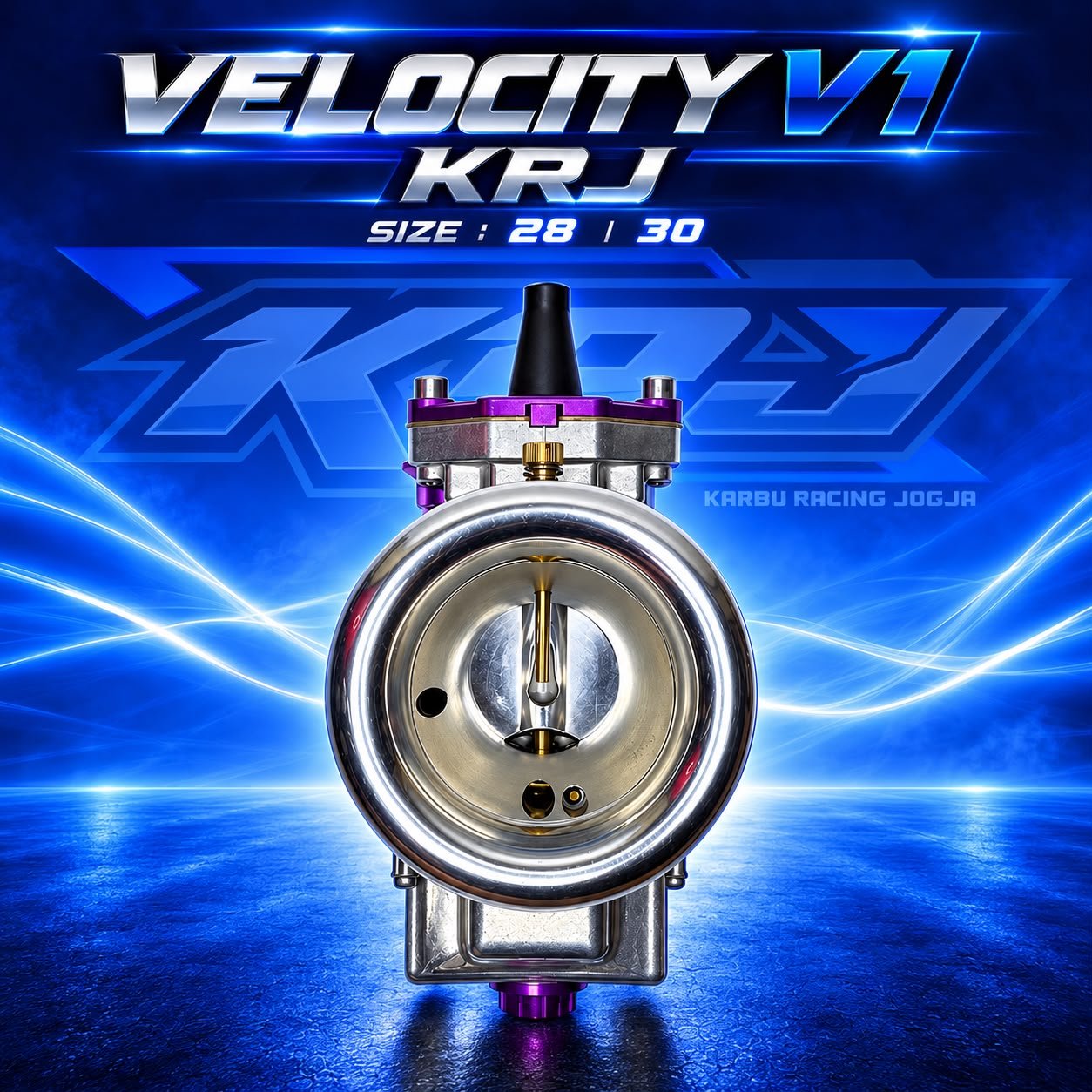 Velocity KRJ Racing Velo V1 V2 Corong Karbu PE PWK PWL 28 30 32 33 34 35 38 40 - Gambar 3