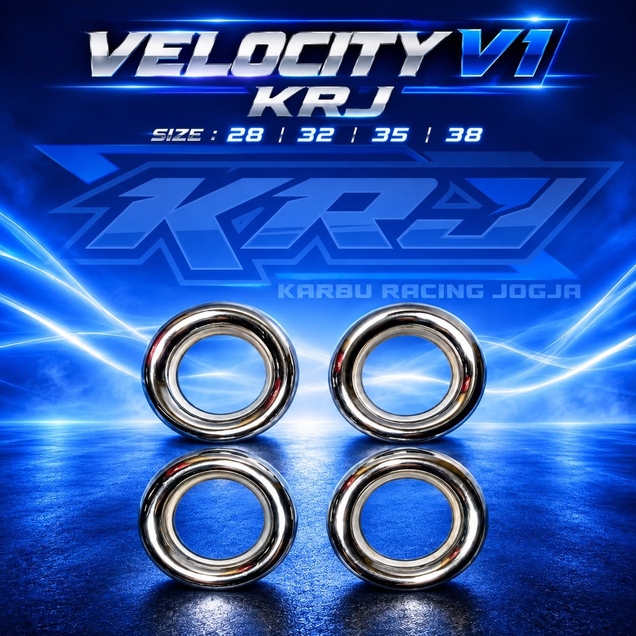 Velocity KRJ Racing Velo V1 V2 Corong Karbu PE PWK PWL 28 30 32 33 34 35 38 40 - Gambar 2