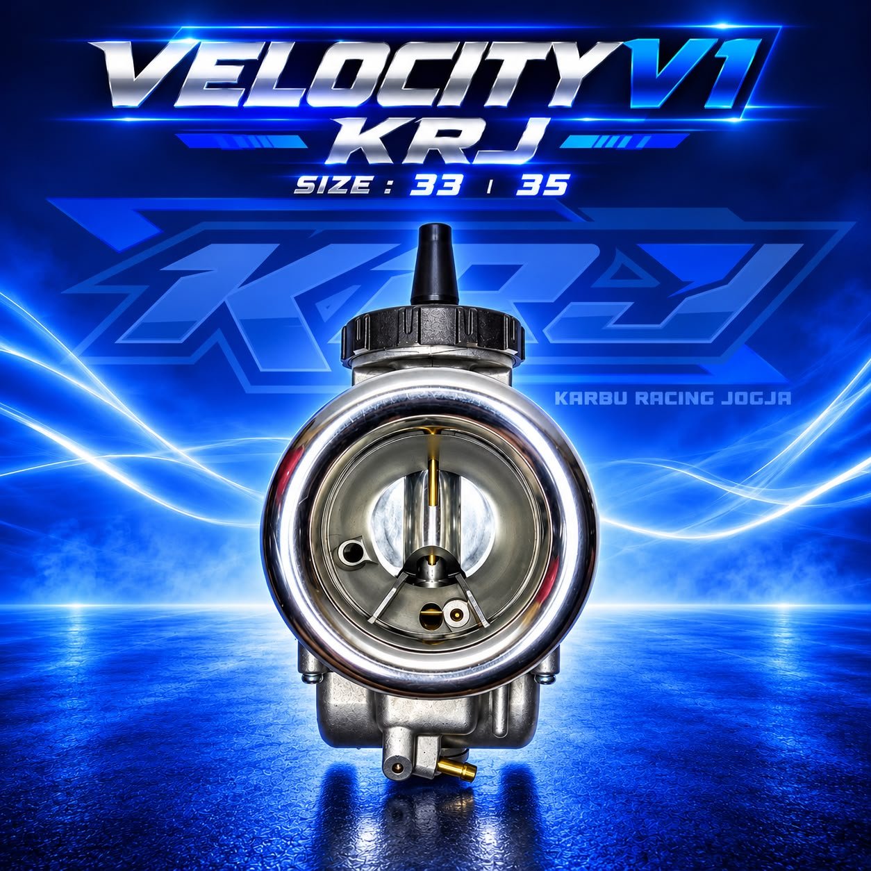 Velocity KRJ Racing Velo V1 V2 Corong Karbu PE PWK PWL 28 30 32 33 34 35 38 40 - Gambar 7