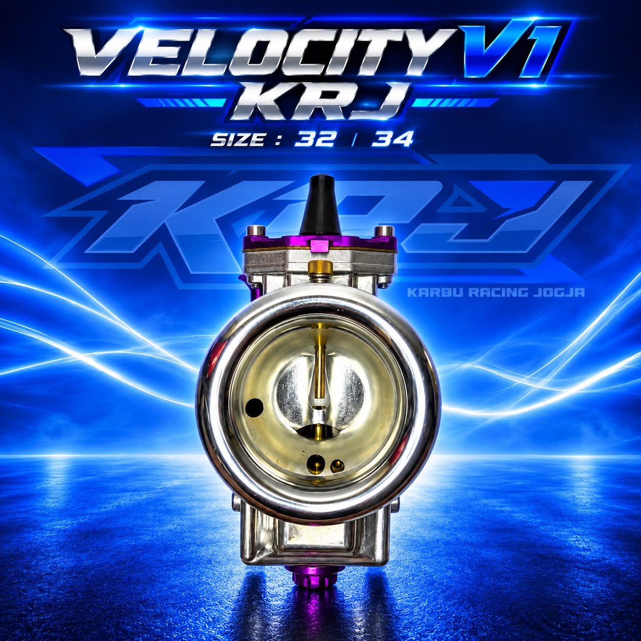 Velocity KRJ Racing Velo V1 V2 Corong Karbu PE PWK PWL 28 30 32 33 34 35 38 40 - Gambar 6