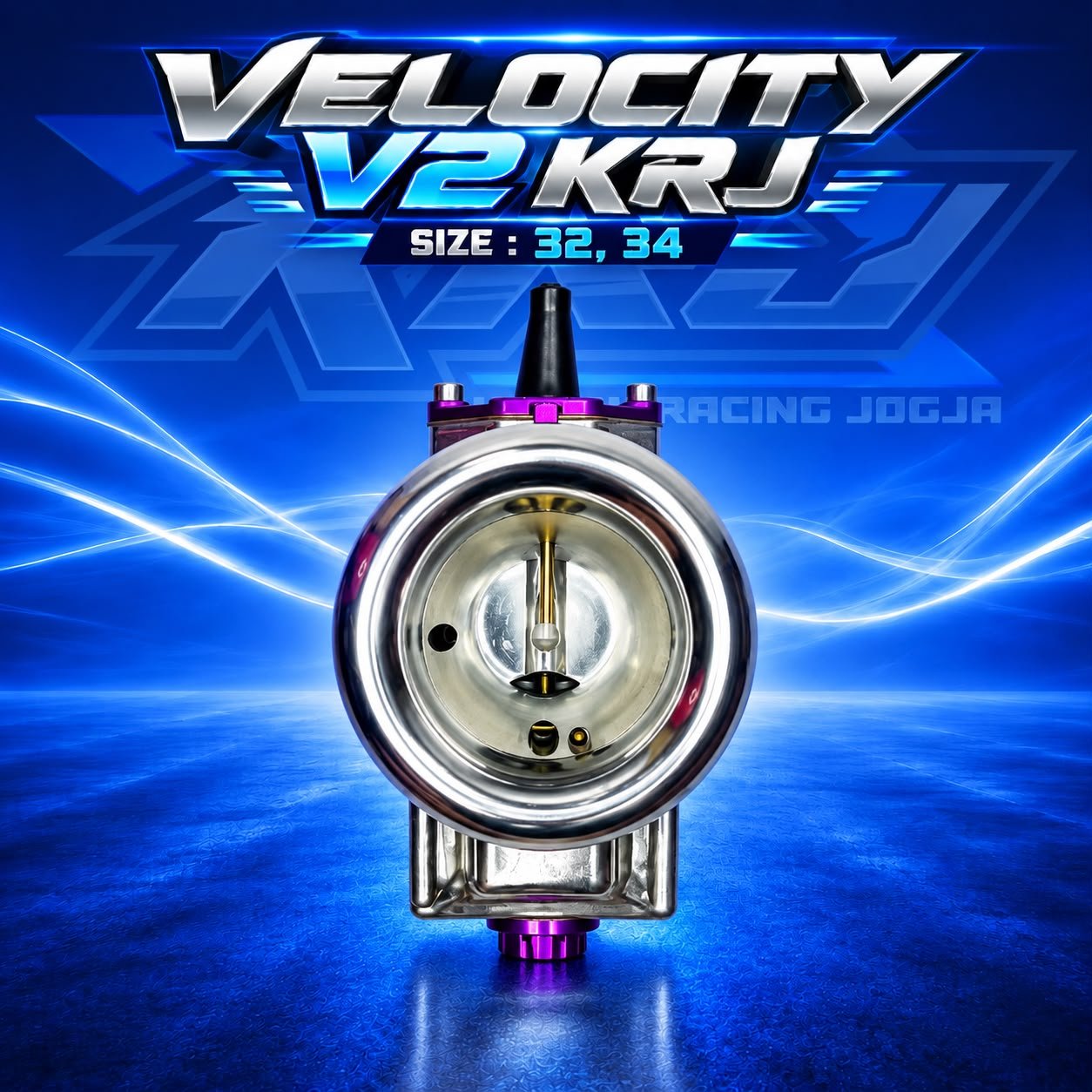 Velocity KRJ Racing Velo V1 V2 Corong Karbu PE PWK PWL 28 30 32 33 34 35 38 40 - Gambar 5