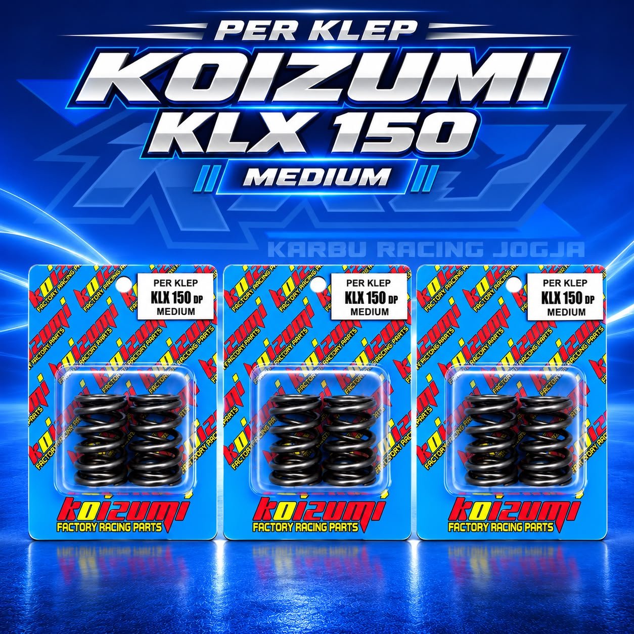 PER KLEP KOIZUMI KLX 150, JUPITER Z, MX KING MEDIUM dan HARD - 100% ORIGINAL - Gambar 3