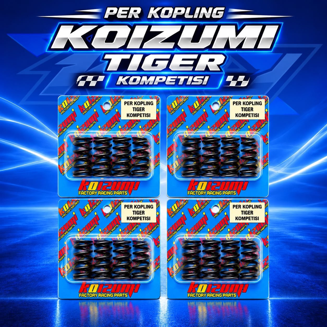 PER KOPLING KOIZUMI TIGER KOMPETISI, RX KING HARD, SMASH SHOGUN HARD - 100% ORIGINAL - Gambar 2