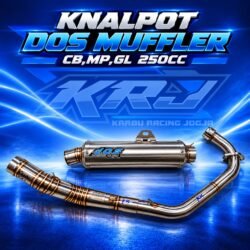 KNALPOT DOS MUFLER ORIGINAL 200 & 250 Cc - CB TIGER GL HEREX